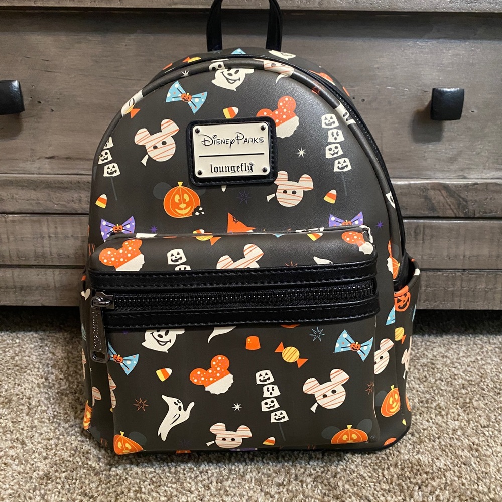 Loungefly Disney Parks Mini Backpack Halloween Treats Snacks